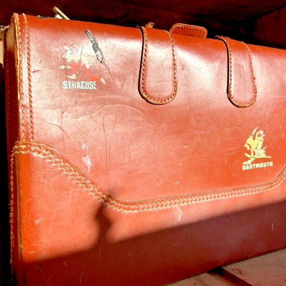 Vintage Top Grain Cowhide MAXIMILLIAN Suitcase - Picture 1 of 6